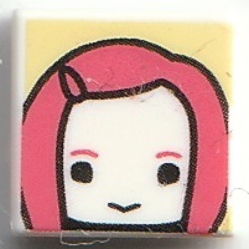 Visuel indicatif Rebrickable de Tuile 1 x 1 avec motif imprimé Ginny Weasley (Tile 1 x 1 with Ginny Weasley Print)