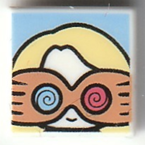 Visuel indicatif Rebrickable de Tuile 1 x 1 avec motif imprimé Luna Lovegood (Tile 1 x 1 with Luna Lovegood Print)