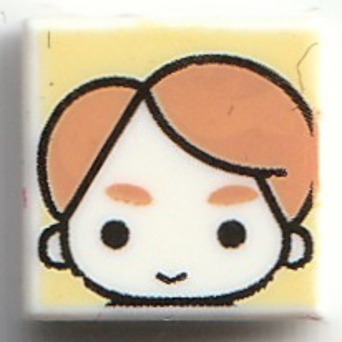 Visuel indicatif Rebrickable de Tuile 1 x 1 avec motif imprimé Cédric Diggory (Tile 1 x 1 with Cedric Diggory Print)