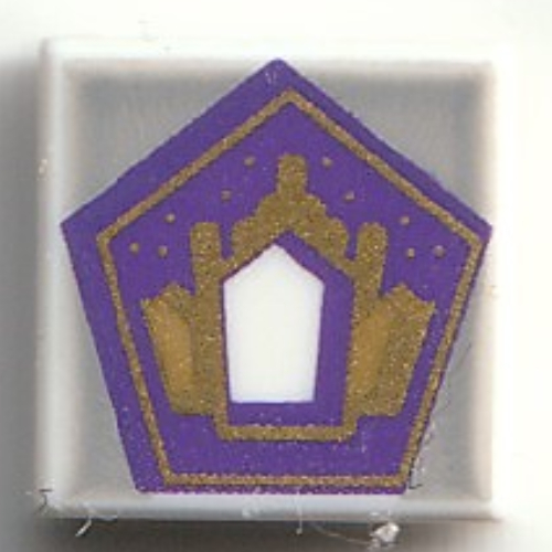 Visuel indicatif Rebrickable de Tuile 1 x 1 avec motif imprimé carte grenouille chocolat (Tile 1 x 1 with Chocolate Frog Card Print)