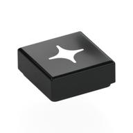 Visuel indicatif Rebrickable de Tuile 1 x 1 avec motif imprimé étoile blanche (Tile 1 x 1 with White Star Print)