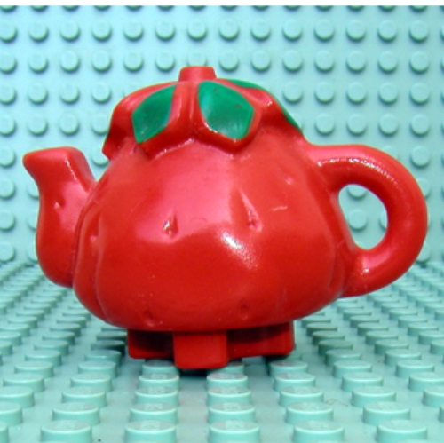 Visuel indicatif Rebrickable de Duplo cafetière / théière, motif imprimé fraise (Duplo Coffeepot / Teapot, Strawberry Print)