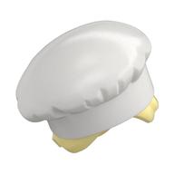 Visuel indicatif Rebrickable de Cheveux et chapeau, chef, cheveux jaune clair lumineux avec motif Bun (Hair and Hat, Chef, Bright Light Yellow Hair with Bun Pattern)