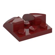Visuel indicatif Rebrickable de Brique ronde, courbé 3 x 3 avec découpe (Brick Round, Curved 3 x 3 with Cutout)
