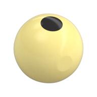 Joint à rotule Technic avec motif imprimé noir (cercle) (Technic Ball Joint with Black Dot (Circle) Print)