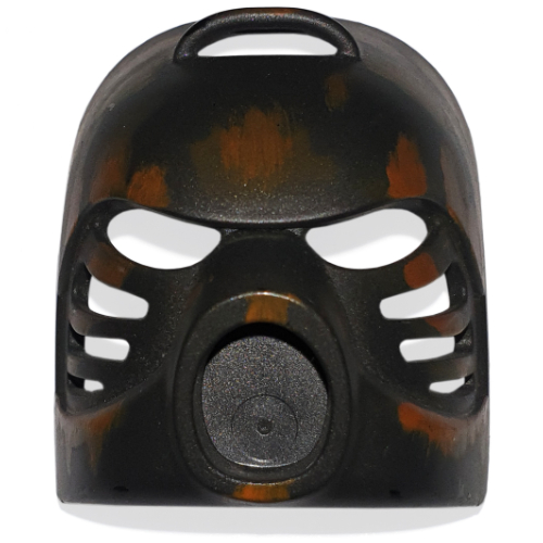 Visuel indicatif Rebrickable de Masque de grande taille Hau Infecté avec motif Marbré Orange (Large Figure Mask Hau Infected with Marbled Orange Pattern)