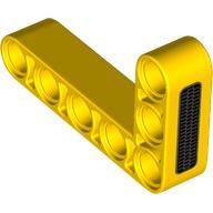 Visuel indicatif Rebrickable de Poutre Technic 3 x 5 L-Forme épais avec Grill motif imprimé (Technic Beam 3 x 5 L-Shape Thick with Grill Print)