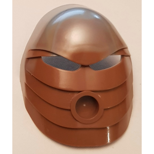 Visuel indicatif Rebrickable de Masque de grande taille Rau avec motif gris clair perle marbrée (Ahkmou) (Large Figure Mask Rau with Marbled Pearl Light Gray Pattern (Ahkmou))