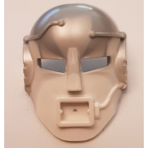 Visuel indicatif Rebrickable de Masque de grande figurine Mahiki avec motif gris clair perle marbrée (Ehrye) (Large Figure Mask Mahiki with Marbled Pearl Light Gray Pattern (Ehrye))