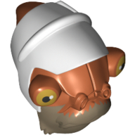 Tête de minifigurine Spécial, Mon Calamary (Star Wars) (Minifig Head Special, Mon Calamary (Star Wars))