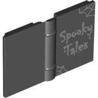 Visuel indicatif Rebrickable de Livre 2 x 3 avec des toiles d'araignée et motif imprimé 'Spooky Tales' (Book 2 x 3 with Spider Webs and 'Spooky Tales' Print)