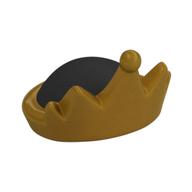 Chapeau, couronne avec motif imprimé haut noir (Hat, Crown with Black Top Print)