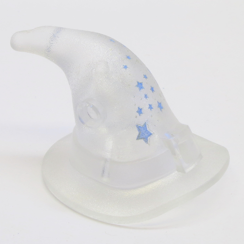 Belville, Couvre-chef, Chapeau / Chapeau de sorcière avec motif imprimé étoiles bleu moyen (Belville, Headwear, Hat / Witch Hat with Medium Blue Stars Print)