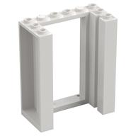 Visuel indicatif Rebrickable de Cadre de porte 3 x 6 x 6 avec rainures intérieures (Door Frame 3 x 6 x 6 with Inside Grooves)