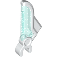 Aile avec attache paillettes motif transparent-bleu (Wing with Clip Glitter Trans-Blue Pattern)