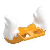 Minifigurine accessoire de taille queue Fox, double, blanc Motif pointe (Minifig Hipwear Tail Fox, Double, White Tip Pattern)