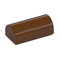 Visuel indicatif Rebrickable de Brique courbée 1 x 2 x 2/3 double sommet courbé, sans tenons (Brick Curved 1 x 2 x 2/3 Double Curved Top, No Studs)