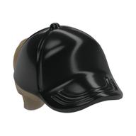 Visuel indicatif Rebrickable de Cheveux et chapeau / casquette, queue de cheval brun foncé imprimé (Hair and Hat / Cap, Ponytail Dark Tan Print)