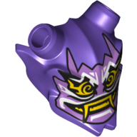 Casquette Accessoire Masque Ninjago Oni (masque de haine) motif imprimé (Headwear Accessory Mask Ninjago Oni (Mask of Hatred) Print)