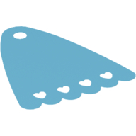 Cape, 4 trous en forme de cœur (Neckwear Cape, 4 Heart Shaped Holes)