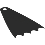 Cape de cou, longue 7cm, festonnée avec 5 points [Tissu extensible spongieux] (Neckwear Cape, Long 7cm, Scalloped with 5 Points [Spongy Stretchable Fabric])