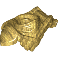 Plastron armure minifigurine avec épaulettes, dragon côté gauche, écailles de poitrine et 2 tenons sur le dos (Minifig Neckwear Armor Breastplate with Shoulder Pads, Left Side Dragon, Chest Scales and 2 Studs on Back)