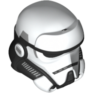 Casque Stormtrooper imperial patrol, noir garniture motif imprimé (Helmet Stormtrooper Imperial Patrol, Black Trim Print)