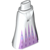 Visuel indicatif Rebrickable de Mini-poupée bassin et jupe pleine longueur avec triangles de lavande, motif imprimé diamants (Minidoll Hips and Full Length Skirt with Lavender Triangles, Diamonds Print)