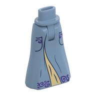 Visuel indicatif Rebrickable de Bassin mini-poupée et jupe pleine longueur avec beige sous robe, décorations violet foncé, motif imprimé garniture bleu foncé (Minidoll Hips and Full Length Skirt with Tan Under Dress, Dark Purple Decorations, Dark Blue Trim Print)