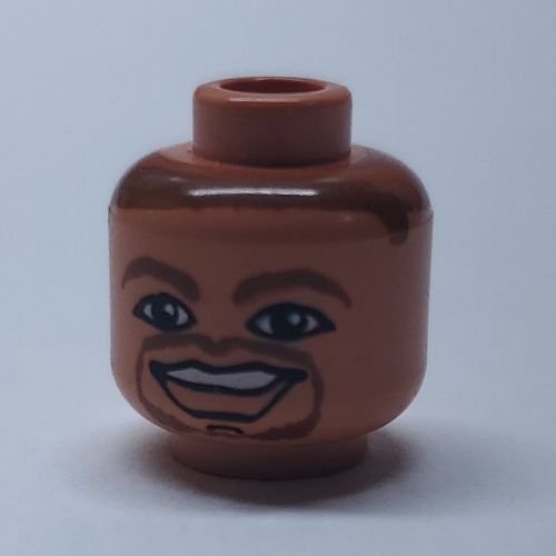 Tête de minifigurine NBA Jason Kidd motif imprimé [Bloqué ouvert tenon] (Minifig Head NBA Jason Kidd Print [Blocked Open Stud])