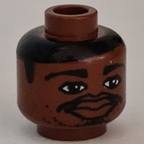 Tête de minifigurine Modèle imprimé NBA Tracy McGrady (Minifig Head NBA Tracy McGrady Print)