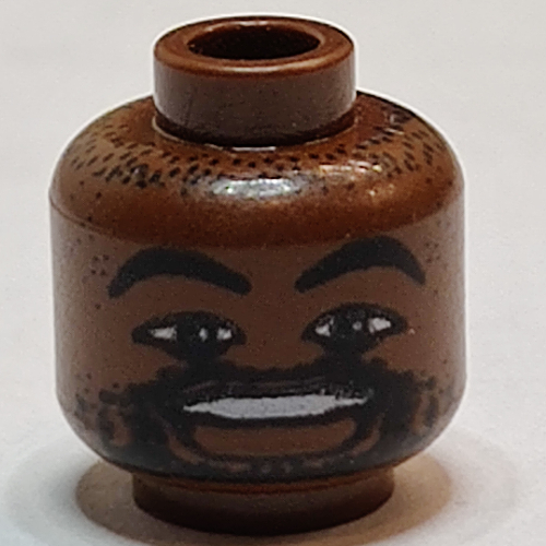 Tête de minifigurine Modèle imprimé NBA Karl Malone (Minifig Head NBA Karl Malone Print)