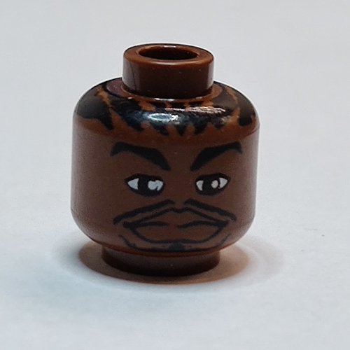 Tête de minifigurine Modèle imprimé NBA Allen Iverson (Minifig Head NBA Allen Iverson Print)