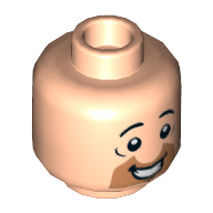 Tête de minifigurine fred silex (Minifig Head Fred Flintstone)