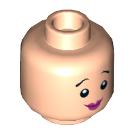 Tête de minifigurine wilma silex (Minifig Head Wilma Flintstone)