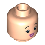 Tête de minifigurine betty gravats (Minifig Head Betty Rubble)