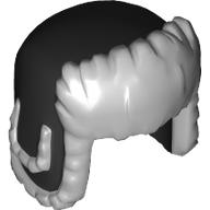 Chapeau Ushanka avec motif imprimé noir (Hat Ushanka with Black Print)