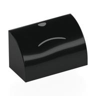 Visuel indicatif Rebrickable de Brique courbée 1 x 2 x 1 sans tenons avec bouche gris bleuté foncé, nez motif imprimé (Brick Curved 1 x 2 x 1 No Studs with Dark Bluish Grey Mouth, Nose Print)