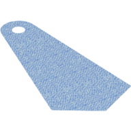 Cape, longue étroite avec motif imprimé à pois argentés (Neckwear Cape, Long Narrow with Silver Dots Print)