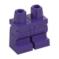 Jambes moyennes [Assemblage complet] (Hips and Dark Purple Medium Legs [Complete Assembly])