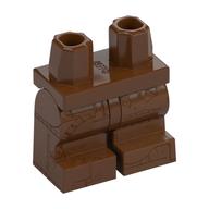Jambes moyennes [Assemblage complet] (Hips and Reddish Brown Medium Legs [Complete Assembly])