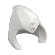 Capot / capot pointu avec motif imprimé croissant de lune argenté (Hood / Cowl Pointed with Silver Crescent Moon Print)