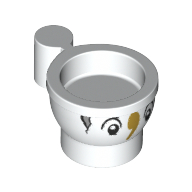 Visuel indicatif Rebrickable de Équipement tasse / tasse à thé avec motif imprimé visage et fissure (puce) (Equipment Cup / Teacup with Face and Crack Print (Chip))