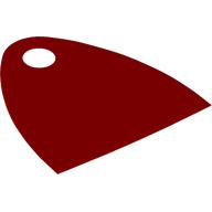 Cape de cou, court, bas droit, un trou haut [Tissu extensible spongieux] (Neckwear Cape, Short, Straight Bottom, One Top Hole [Spongy Stretchable Fabric])