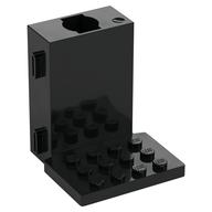 Visuel indicatif Rebrickable de Brique Spécial 6 x 6 x 5 avec trou d'engrenage, 3 x 4 plaque [sans motif] (Brick Special 6 x 6 x 5 with Gear Hole, 3 x 4 Plate [Plain])