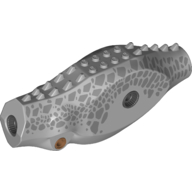 Visuel indicatif Rebrickable de Partie du corps animal, Dinosaure, Indominus Rex Corps avec motif imprimé Taches argentées métalliques (Animal Body Part, Dinosaur, Indominus Rex Body with Metallic Silver Spots Print)