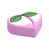 Visuel indicatif Rebrickable de Tuile 1 x 1 cœur avec motif imprimé pêche (Tile 1 x 1 Heart with Peach Print)