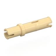 Visuel indicatif Rebrickable de connecteur Technic longue sans nervures de frottement, avec encoche anti-roulis (Technic Pin Long without Friction Ridges, with Anti-Roll Notch)