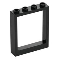Visuel indicatif Rebrickable de Cadre de porte 1 x 4 x 4, sans trous (Door Frame 1 x 4 x 4, no Holes)