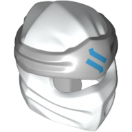 Visuel indicatif Rebrickable de Envelopper avec un long nœud arrière, motif de bande gris bleuté clair avec un symbole asiatique azur foncé imprimé (Wrap with Long Back Knot, Light Bluish Gray Band Pattern with Dark Azure Asian Symbol Print)
